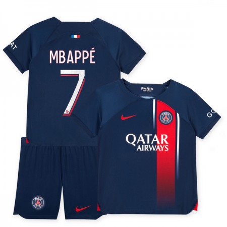 Tenue Enfant Paris Saint Germain 2023-24 Mbappé 7 Domicile (+ Short) Tenue Enfant Paris Saint Germain 2023-24 Mbappé 7 Domicile (+ Short)